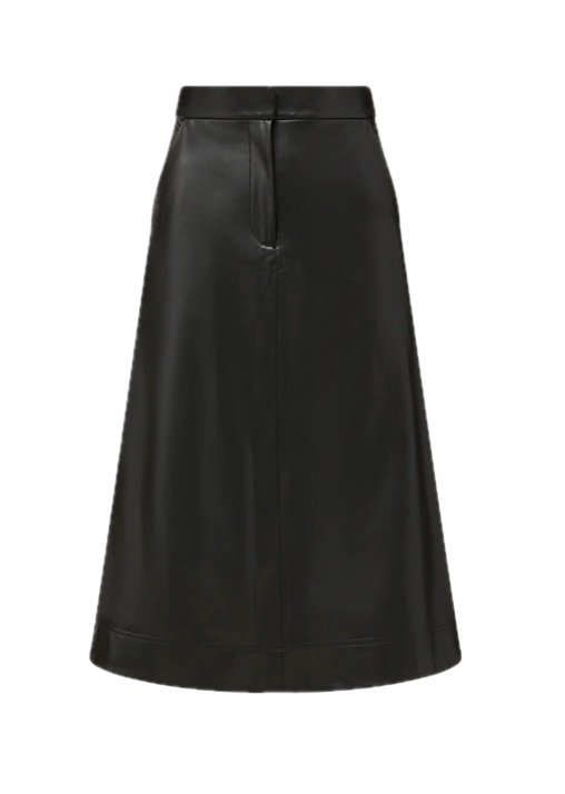 Louise Vegan Leather Skirt by Veronica Beard