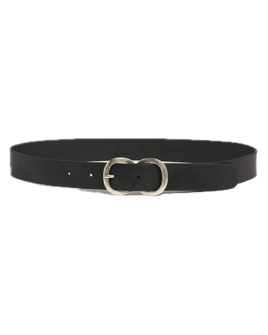 Saba Leather Belt in Black by Bellerose