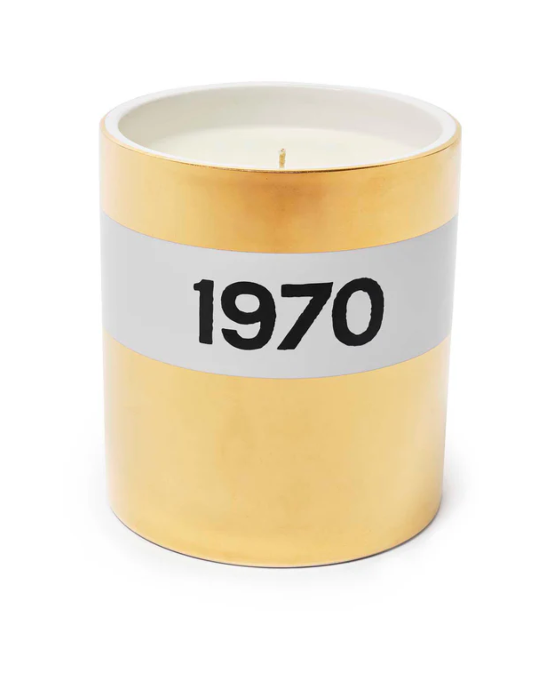 Ceramic 1970 Large Candle in Gold by Bella Freud