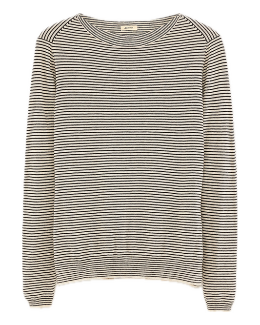 Gop Boatneck Sweater in Stripea by Bellerose