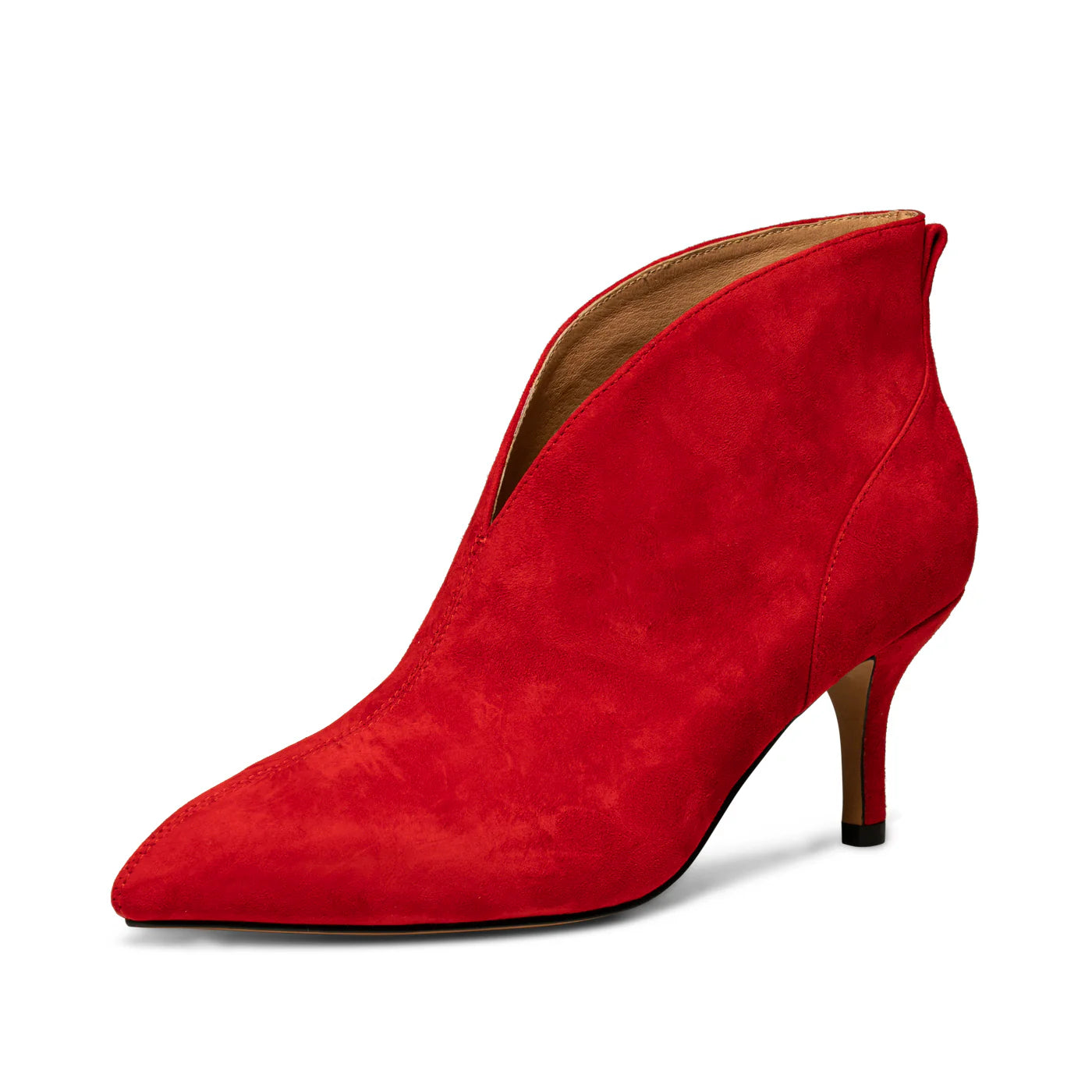 Valentine Suede Heel in Red by Shoe The Bear