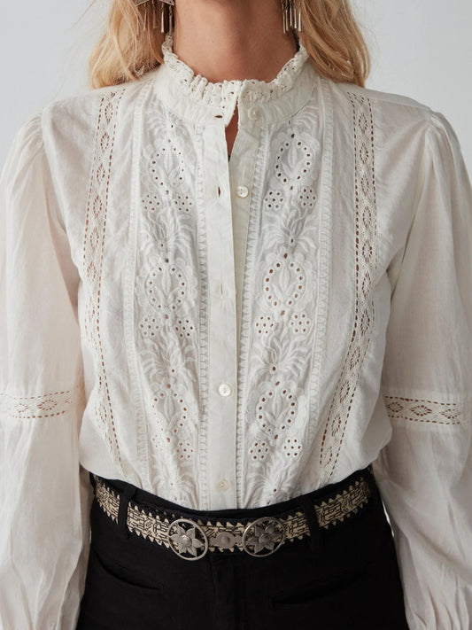 Emanuelle Blouse by Maison Hotel