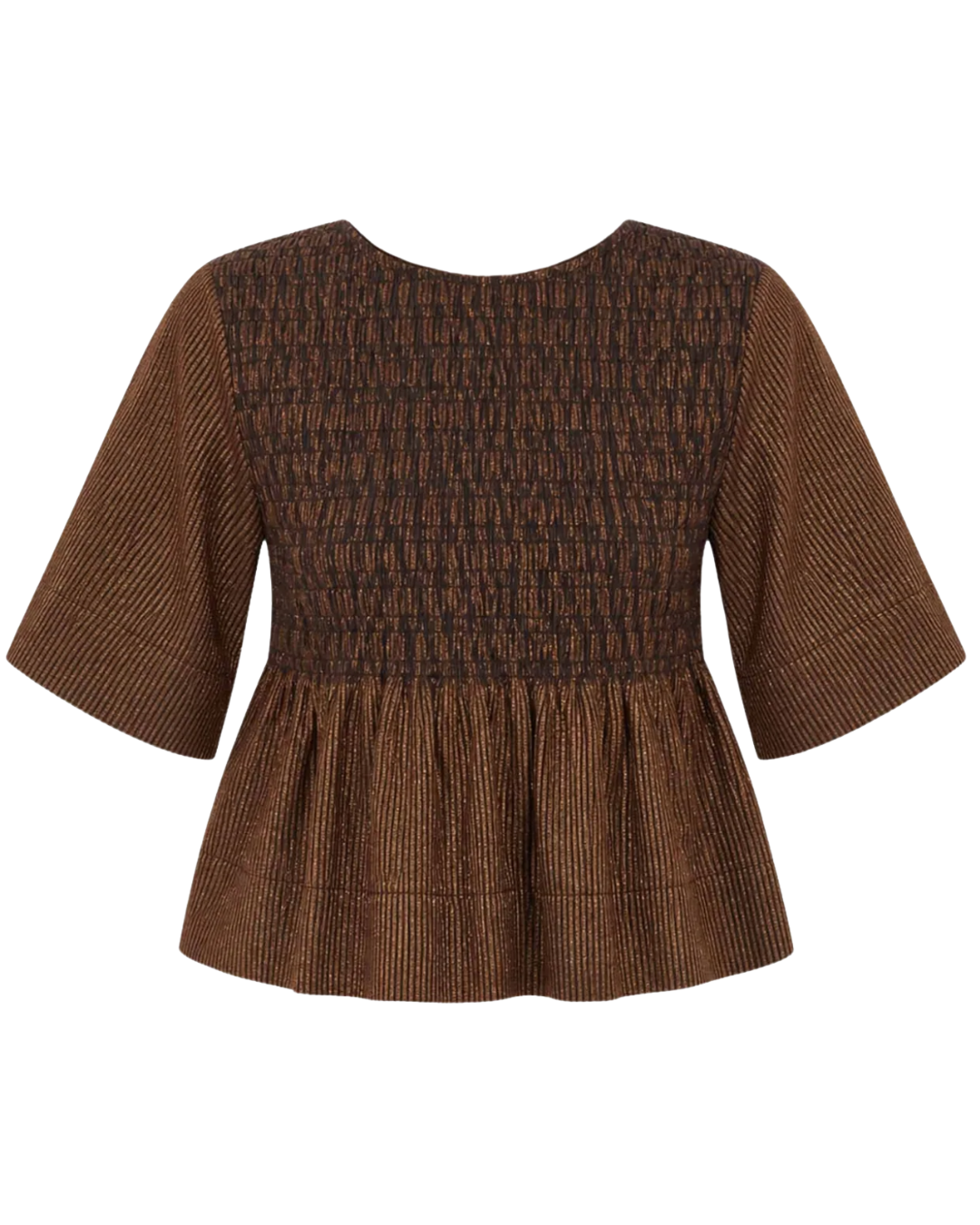 Runa Festive Top in Gold by by-bar