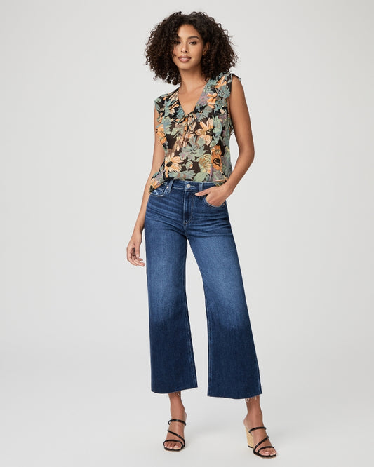 Anessa Jeans with Distressed Raw Hem by Paige